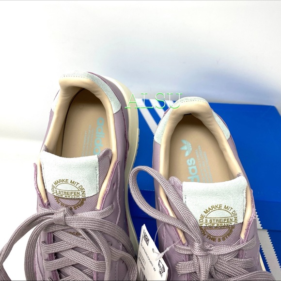 SANTAโS DEAL ๐ Adidas Supercourt Leather Womenโs Sneakers Purple Size 9 EF9226 - Picture 5 of 9